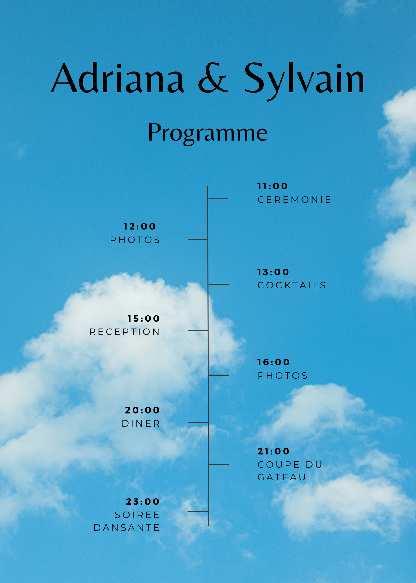 Panneau de programme | Adriana