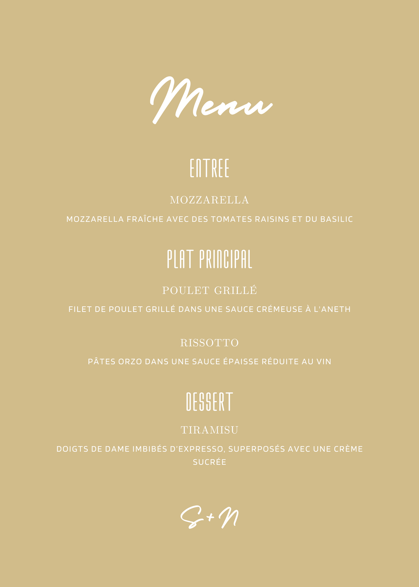 Menu | Sophia