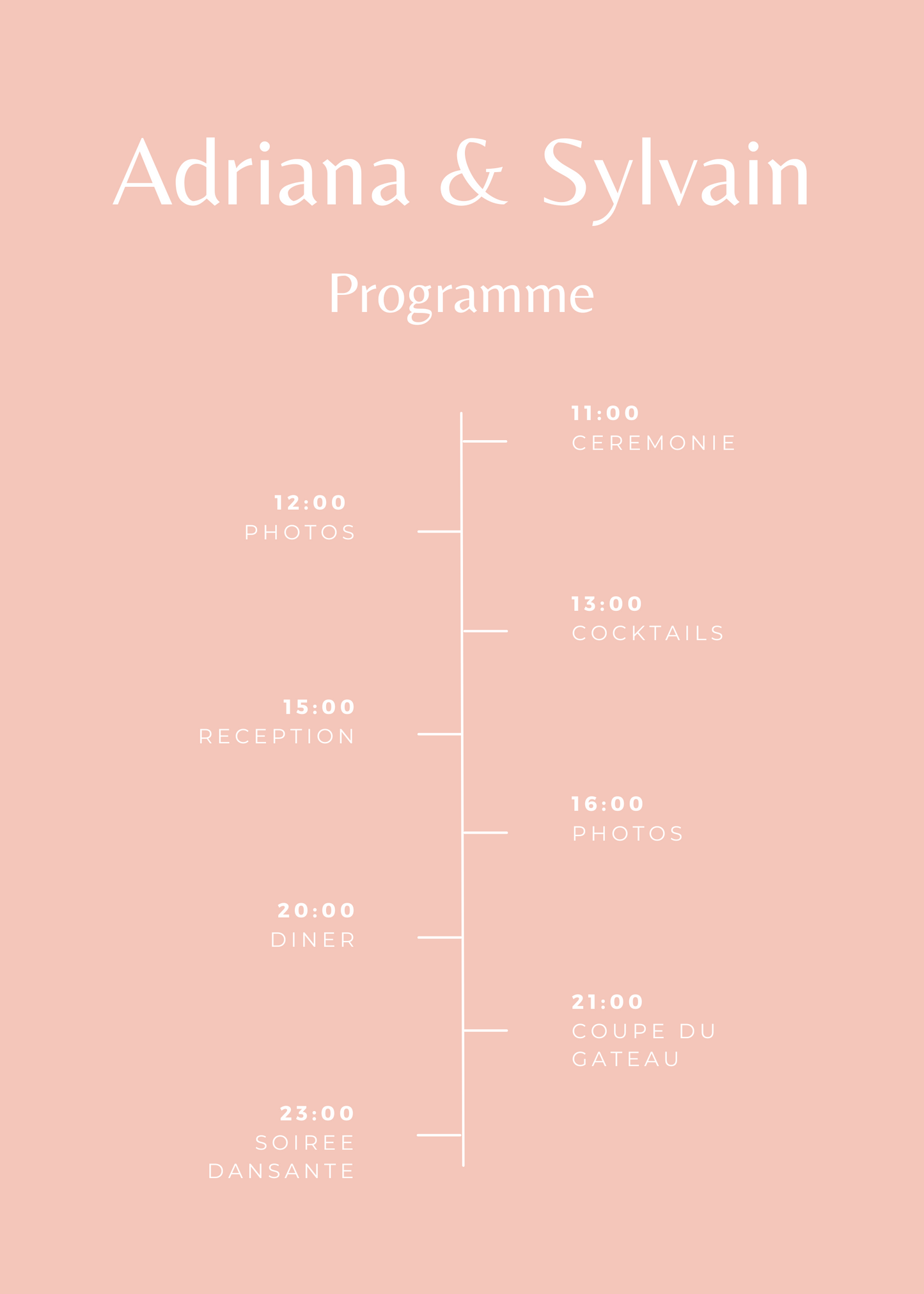 Panneau de programme | Adriana