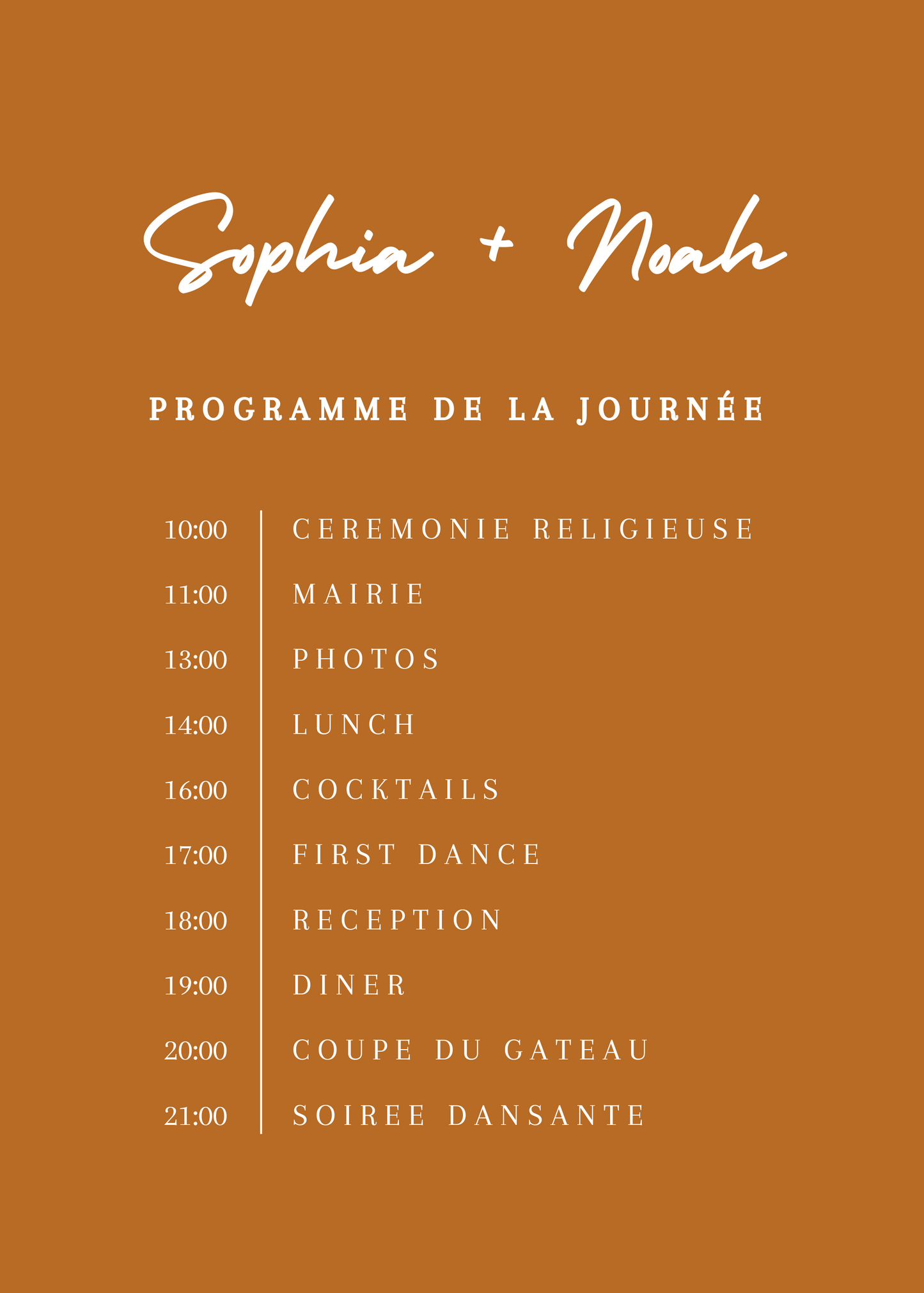 Panneau de programme | Sophia